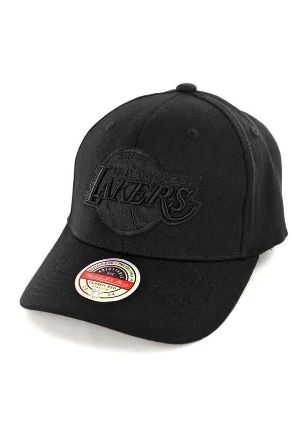Mitchell & Ness - Czapka Los Angeles Lakers NBA Logo Classic Red. Kolor: czarny. Styl: klasyczny, sportowy