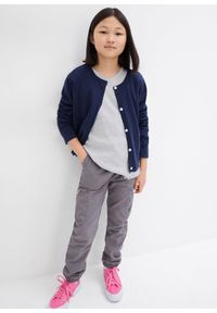 bonprix - Prążkowana bluzka, z bawełną organiczną (2 szt.). Kolor: szary. Materiał: prążkowany, bawełna. Długość rękawa: długi rękaw. Długość: długie. Wzór: prążki. Styl: elegancki #3