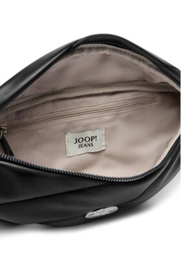 JOOP! Jeans Saszetka nerka Frizzare 4130001230 Czarny. Kolor: czarny. Materiał: skóra