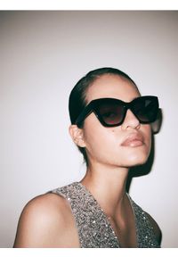 Reserved - Okulary przeciwsłoneczne - czarny. Kolor: czarny #1