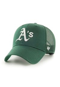 47 Brand - Brand `47 czapka z daszkiem Oakland Athletics B-BRANS18CTP-DGB zielony OSFM. Kolor: zielony