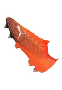 Buty piłkarskie Puma Ultra 1.1 Mx Sg M 106076-01 wielokolorowe pomarańcze i czerwienie. Kolor: wielokolorowy. Sport: piłka nożna