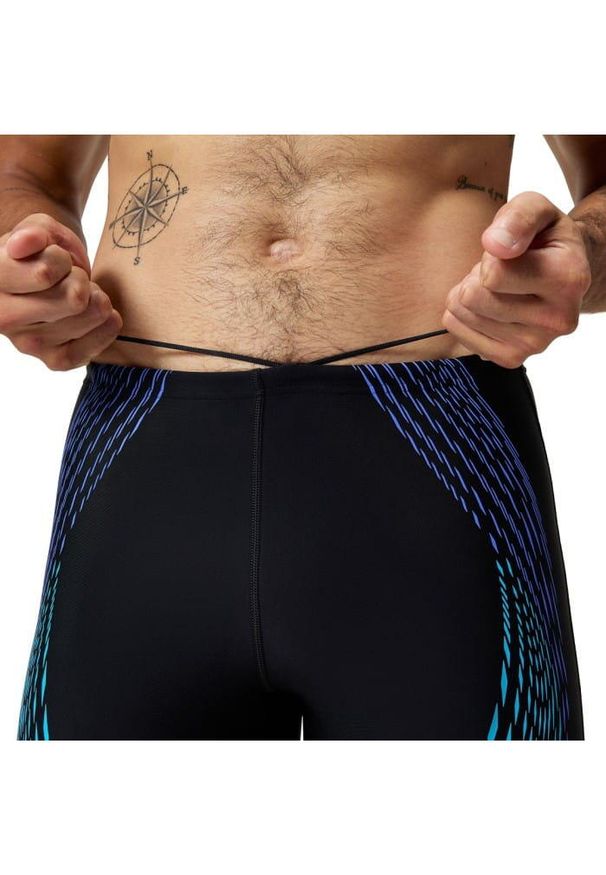 Spodenki kąpielowe Speedo Duo Logo - Mid jammers. Kolor: czarny