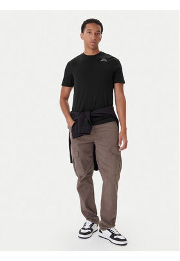 Kappa Komplet t-shirtów Logo Myrto 322563W Czarny Regular Fit. Kolor: czarny. Materiał: bawełna