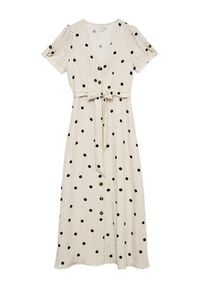 Vero Moda Sukienka koszulowa Joan 10343501 Beżowy Regular Fit. Kolor: beżowy. Materiał: wiskoza. Typ sukienki: koszulowe #2