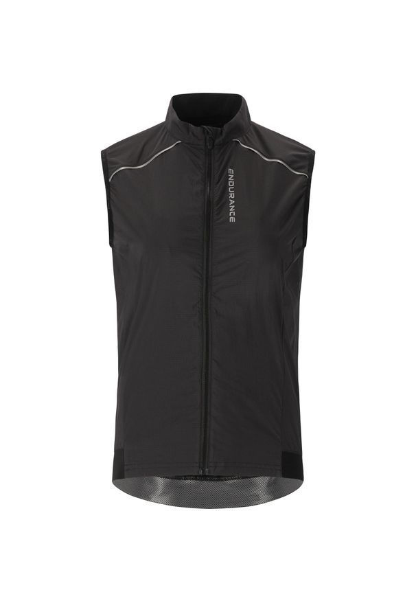 ENDURANCE - Kamizelka damska Endurance Birch. Kolor: czarny. Sport: bieganie