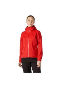 Kurtka przeciwdeszczowa damska Helly Hansen Momentum 3L Stretch Jacket. Kolor: czerwony. Sport: turystyka piesza