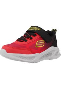skechers - Adidasy Skechers Meteor-ligh, Dzieci. Kolor: czerwony. Materiał: materiał. Model: Skechers Sport. Sport: turystyka piesza