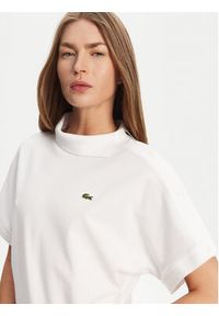 Lacoste Polo PF9654 Biały Relaxed Fit. Typ kołnierza: polo. Kolor: biały. Materiał: bawełna