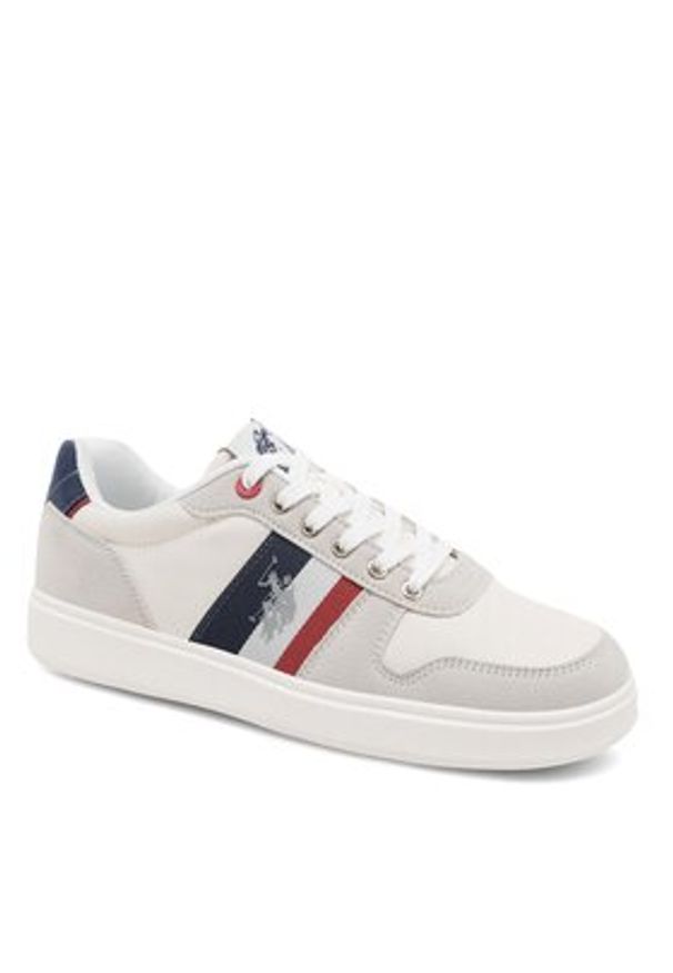 U.S. Polo Assn. Sneakersy ROKKO003M/CUY1 Biały. Kolor: biały. Materiał: materiał