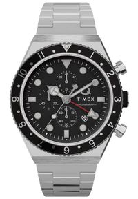 Timex - TIMEX ZEGAREK Q Three Time Zone TW2V69800. Styl: elegancki