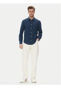 Lee Koszula Patch 112364107 Niebieski Regular Fit. Kolor: niebieski. Materiał: bawełna #3