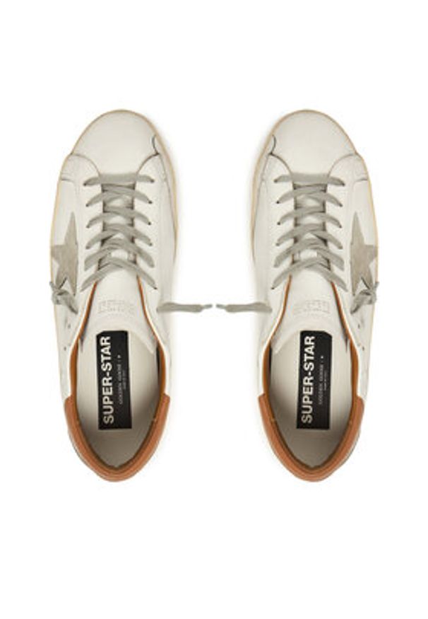 GOLDEN GOOSE - Golden Goose Sneakersy Super-Star Classic With Spur GMF00102.F002182.10803 Biały. Kolor: biały. Materiał: skóra