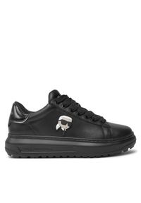 Karl Lagerfeld - KARL LAGERFELD Sneakersy KL57530 Czarny. Kolor: czarny. Materiał: skóra