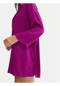 Triumph Koszulka piżamowa Summer Wear 10227228 Różowy Regular Fit. Kolor: różowy. Materiał: wiskoza, len #3