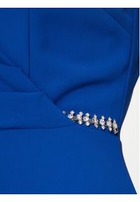 Rinascimento Sukienka koktajlowa CFC0118517003 Niebieski Regular Fit. Kolor: niebieski. Materiał: syntetyk. Styl: wizytowy #3