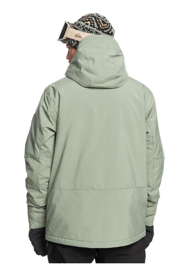 Quiksilver - Kurtka śnieżna dla Mężczyzn MISSION SOLID. Kolor: niebieski. Materiał: poliester. Sezon: zima. Sport: narciarstwo