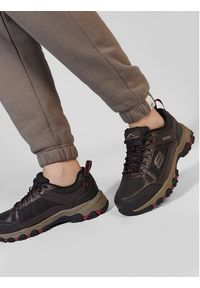 skechers - Skechers Sneakersy Cormack 204427/CHBK Brązowy. Kolor: brązowy. Materiał: skóra #6