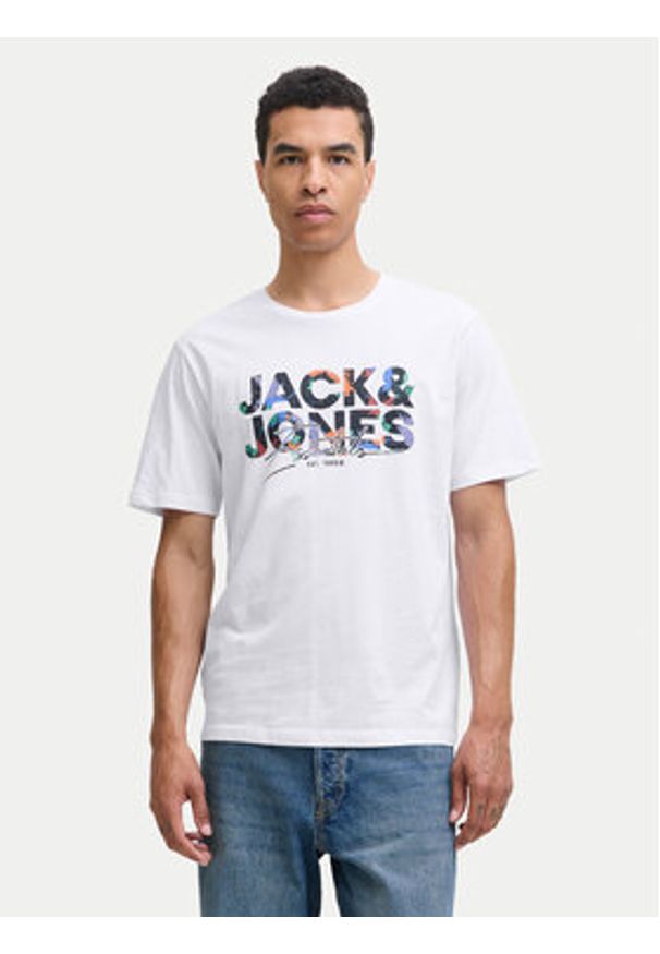 Jack & Jones Komplet t-shirtów Geplas 12288303 Kolorowy Regular Fit. Materiał: bawełna. Wzór: kolorowy