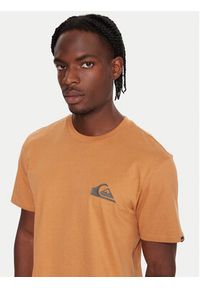 Quiksilver T-Shirt Ev Mini Logo Ss EQYZT08181 Pomarańczowy Regular Fit. Kolor: pomarańczowy. Materiał: bawełna #5