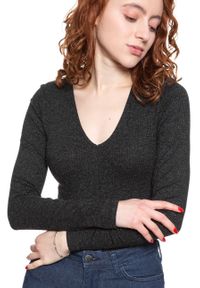 Lee - DAMSKI SWETER LEE V-NECK BODY BLACK L41QWD01 112109140 #3