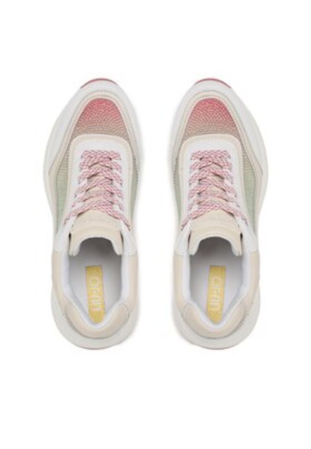 Liu Jo Sneakersy Lily 15 BA3077 PX190 Beżowy. Kolor: beżowy. Materiał: skóra