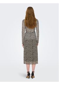 JDY Bluzka 15272694 Beżowy Stretch Fit. Kolor: beżowy. Materiał: syntetyk #4