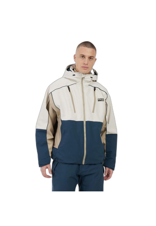 Kurtka narciarska Protest Elgin. Kolor: niebieski. Sezon: zima. Sport: narciarstwo