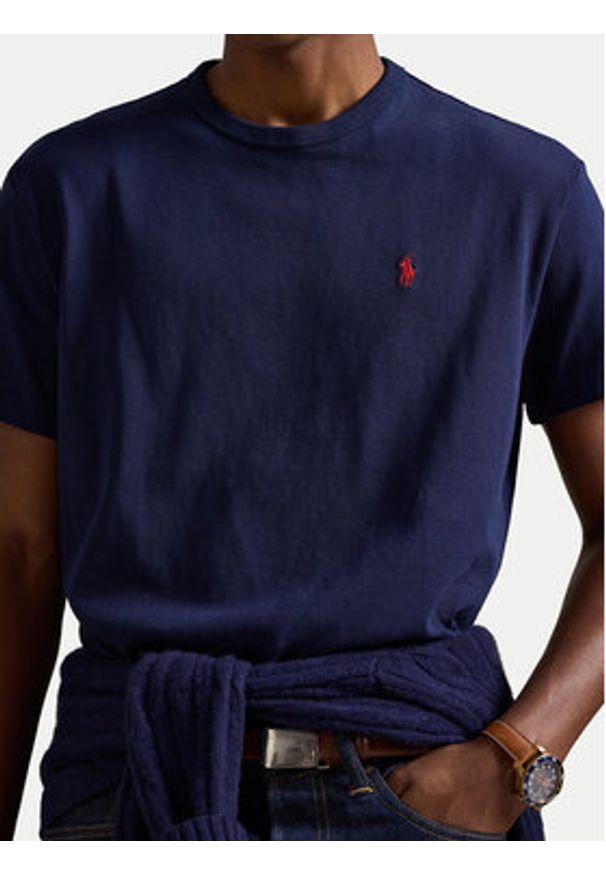 Polo Ralph Lauren T-Shirt Classics 710811284003 Granatowy Regular Fit. Typ kołnierza: polo. Kolor: niebieski. Materiał: bawełna