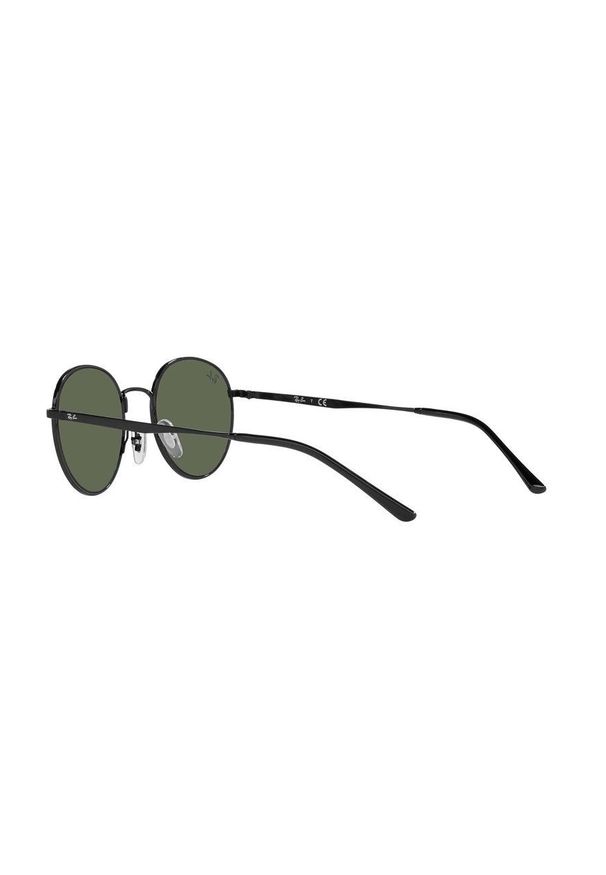 Ray-Ban - Okulary przeciwsłoneczne. Kształt: okrągłe. Kolor: czarny