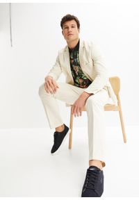 bonprix - Shirt polo. Typ kołnierza: polo. Kolor: czarny. Wzór: kwiaty. Sezon: lato #2