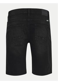 Blend Szorty jeansowe 20716686 Czarny Slim Fit. Kolor: czarny. Materiał: bawełna