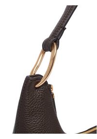 Calvin Klein Torebka Slouchy Leather Shoulder Bag LV04F3657G Brązowy. Kolor: brązowy. Materiał: skórzane #4