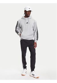 Adidas - adidas Bluza Essentials 3-Stripes JE6302 Szary Regular Fit. Kolor: szary. Materiał: bawełna #3