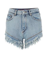 Hugo Szorty jeansowe 50487612 Błękitny Regular Fit. Kolor: niebieski. Materiał: bawełna, jeans #5