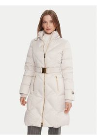 Marciano Guess Płaszcz zimowy 5BGL38 7374A Beżowy Regular Fit. Kolor: beżowy. Materiał: syntetyk. Sezon: zima #6