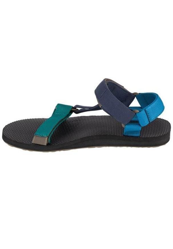 Buty do chodzenia męskie Teva Original Universal. Zapięcie: rzepy. Kolor: wielokolorowy, niebieski. Materiał: guma, materiał, tkanina, syntetyk. Sport: turystyka piesza