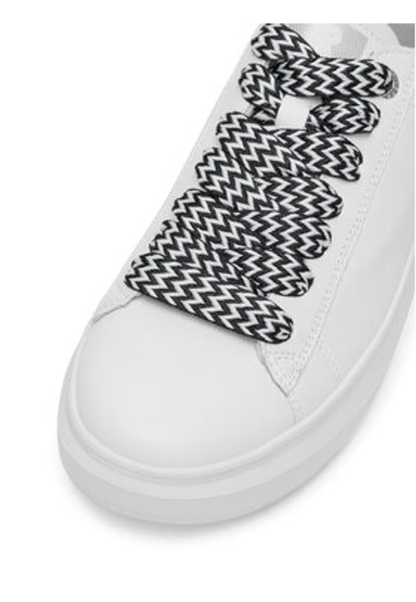 Rieker Revolution Lifestyle Sneakersy W1201-80 Biały. Kolor: biały. Materiał: skóra, syntetyk