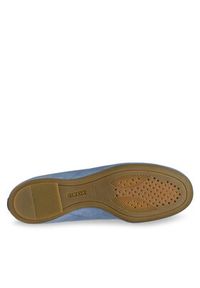 Geox Loafersy D Palmaria D45MUJ 00021 C4003 Niebieski. Kolor: niebieski. Materiał: skóra, zamsz #4