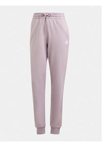 Adidas - adidas Spodnie dresowe Essentials Linear IS2105 Fioletowy Slim Fit. Kolor: fioletowy. Materiał: bawełna #6