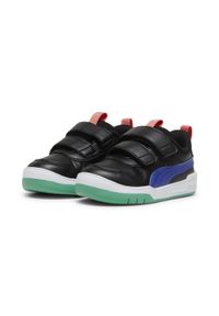 Puma - Niemowlęce buty sportowe Multiflex SL V PUMA Black Lapis Lazuli Blue. Kolor: czarny, niebieski, wielokolorowy