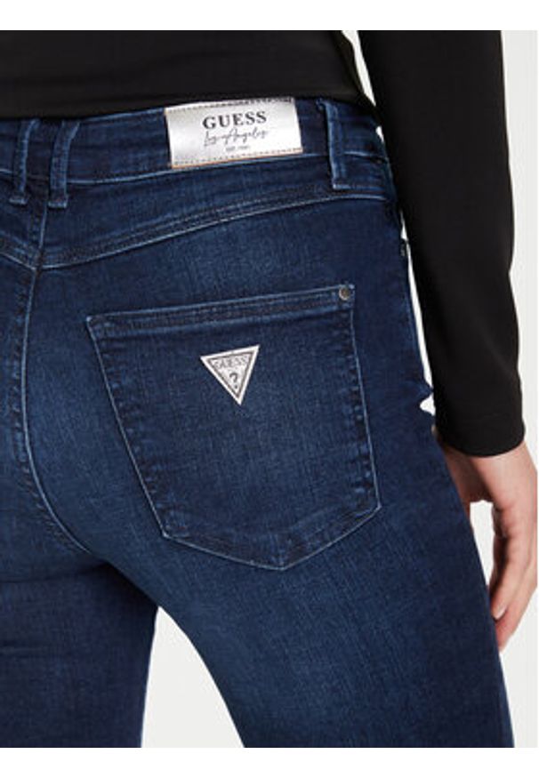 Guess Jeansy W5BA46 D0791 Niebieski Skinny Fit. Kolor: niebieski
