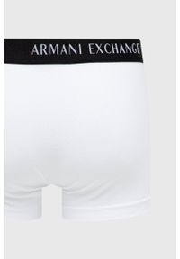 Armani Exchange bokserki 2-pack męskie kolor biały. Kolor: biały. Materiał: materiał #2