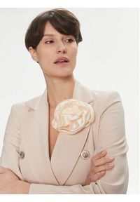 Maryley Marynarka 24EB139/M13/43GE Beżowy Regular Fit. Kolor: beżowy. Materiał: syntetyk #4