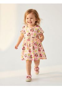 Sinsay - Sukienka babydoll ze wzorem Minnie Mouse - kremowy. Kolor: kremowy. Wzór: motyw z bajki #1