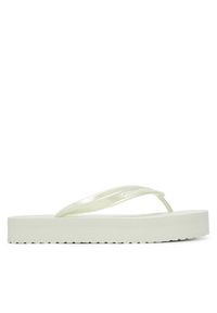Calvin Klein Japonki Flatform Flip Flop Met Tpu HW0HW03120 Biały. Kolor: biały. Materiał: syntetyk #3
