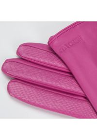 Wittchen - Damskie rękawiczki samochodowe ze skóry lizard. Kolor: różowy. Materiał: skóra. Wzór: gładki. Sezon: wiosna, jesień. Styl: elegancki #4