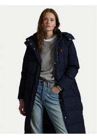 Polo Ralph Lauren Kurtka zimowa 211941005001 Granatowy Regular Fit. Typ kołnierza: polo. Kolor: niebieski. Materiał: bawełna. Sezon: zima
