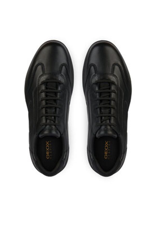Geox Sneakersy U Spherica Ec2 U45BXD 000LM C9999 Czarny. Kolor: czarny. Materiał: skóra