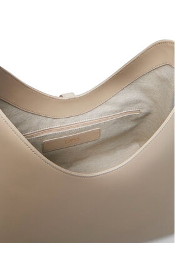 Furla Torebka Goccia M WB01499 BX3104 KH 4488S Beżowy. Kolor: beżowy. Materiał: skórzane